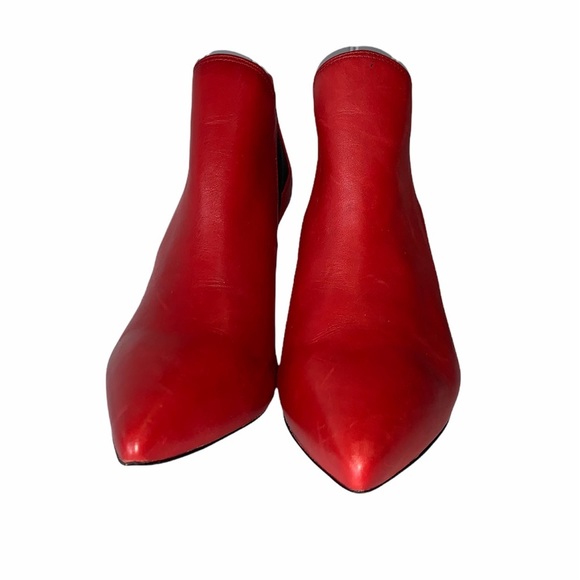 ANTONIO MELANI Red Ankle Boots - Picture 5 of 7